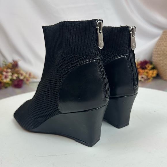Adrienne Vittadini - Abelo Wedge Sock Bootie in Black Knit. Size 9 1/2. NWT - Picture 3 of 8